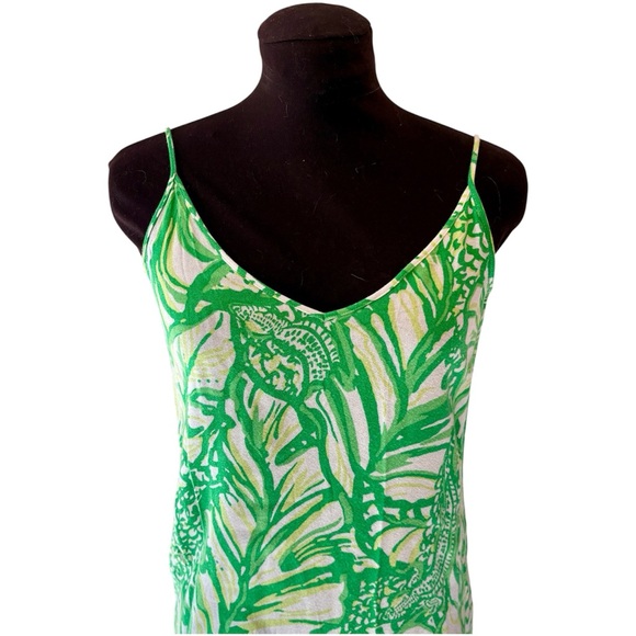Lilly Pulitzer Allair Maxi Beach Dress Toucan Green Coca Loca Womens Size XXS - Picture 7 of 15